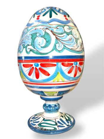 Uovo Barocco A/R - in Ceramica di Santo Stefano di Camastra
