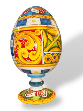 Uovo Barocco 2 - in Ceramica Santo Stefano di Camastra