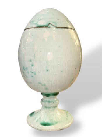 Uovo di Pasqua Effetto Marmo - in Ceramica di Santo Stefano di Camastra