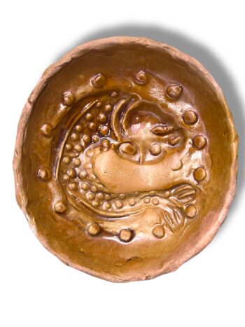 Formella Pesce - in Ceramica di Santo Stefano di Camastra