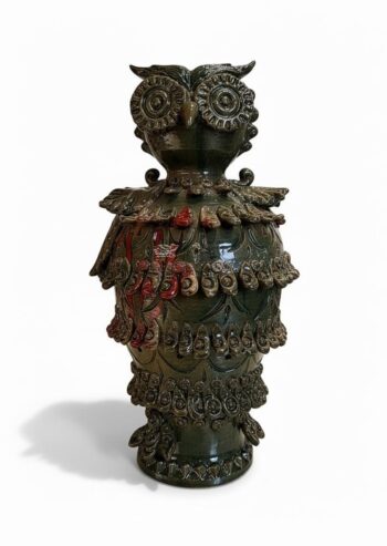 Lume Civetta VR - in Ceramica di Santo Stefano di Camastra