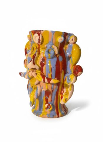 Vasetto Sikano AG - in Ceramica di Santo Stefano di Camastra