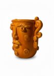 Vaso Sikano Arancio - in Ceramica di Santo Stefano di Camastra
