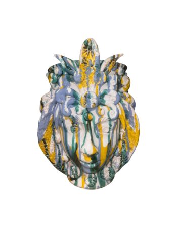 Testa Minerva Scolata - in Ceramica di Santo Stefano di Camastra