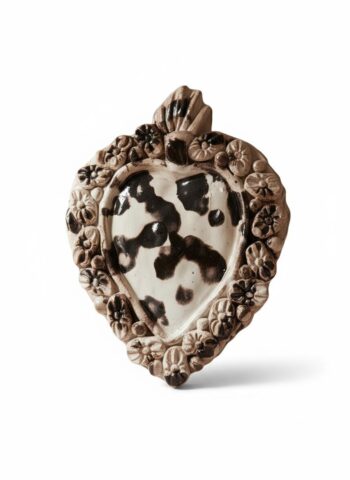 Cuore EX Voto M H20 - in Ceramica di Santo Stefano di Camastra