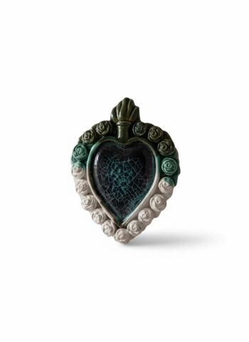 Cuore EX Voto H20 - in Ceramica di Santo Stefano di Camastra