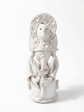 Matrangela Bianco H 20 - in Ceramica di Santo Stefano di Camastra