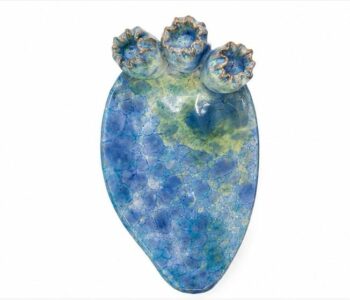 Pala di Fico D' India GA - in Ceramica di Santo Stefano di Camastra