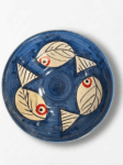 Ciotola Pesci Blu - in Ceramica di Santo Stefano di Camastra