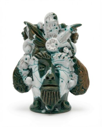 Testa di Moro Uomo V/B - in Ceramica di Santo Stefano di Camastra