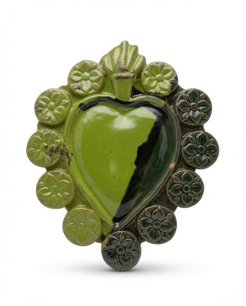 Cuore Ex Voto - in Ceramica di Santo Stefano di Camastra