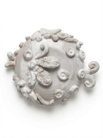 Pesce Applicazione da Muro - in Ceramica di Santo Stefano di Camastra
