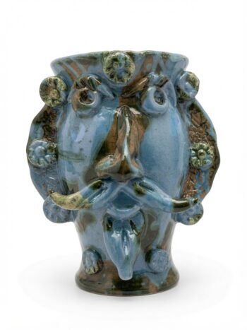 Vaso Sikano B/M - in Ceramica di Santo Stefano di Camastra