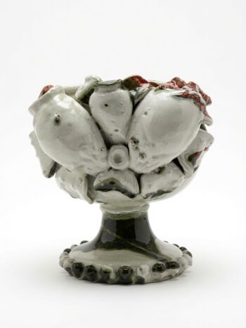 Vaso Pala di Fico V/R - in Ceramica di Santo Stefano di Camastra