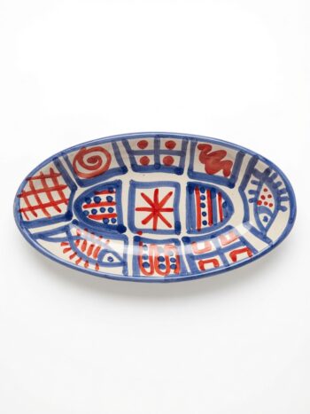 Fondina Astratto - in ceramica di Santo Stefano di Camastra