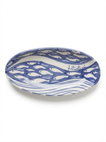 Fondina Sardine - in Ceramica di Santo Stefano di Camastra