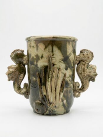 Vaso Cavalluccio - in Ceramica di Santo Stefano di Camastra
