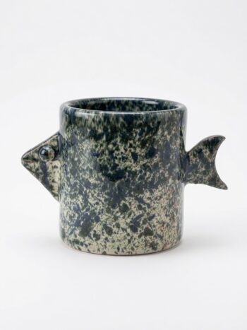 Tazza Pesce B/B - in Ceramica di Santo Stefano di Camastra
