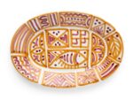 Vassoio Astratto R/A - in Ceramica di Santo Stefano di Camastra