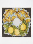 Tagliere Lavica Limoni - in Ceramica di Santo Stefano di Camastra