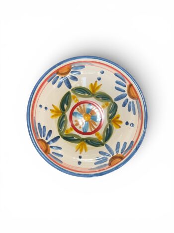 Ciotola Fiori Colorati - in Ceramica di Santo Stefano di Camastra