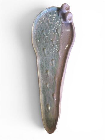 Poggia Mestolo Viola Effetto Marmo - in Ceramica di Santo Stefano di Camastra