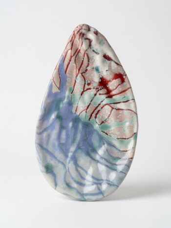 Pala di Fico Effetto Marmo - in Ceramica di Santo Stefano di Camastra