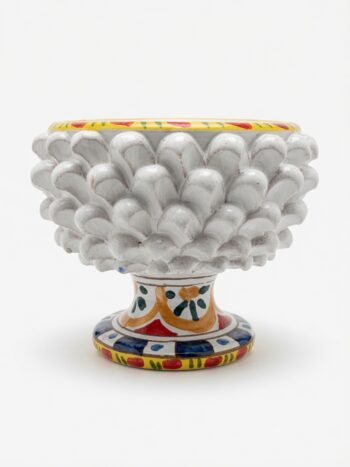 Mezza Pigna Multicolor - in Ceramica di Santo Stefano di Camastra