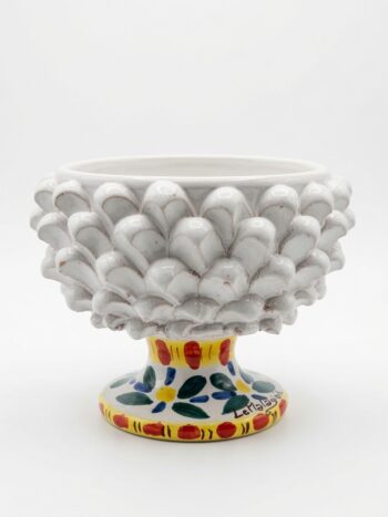 Mezza Pigna B - in Ceramica di Santo Stefano di Camastra