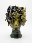 Testa di Moro Medusa - in Ceramica di Santo Stefano di Camastra