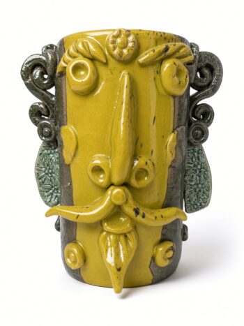 Vaso Sikano V/S H25 - in Ceramica di Santo Stefano di Camastra