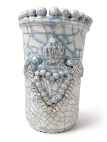 Porta Utensili B H 22 - in Ceramica di Santo Stefano di Camastra