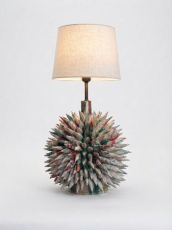 Lume Riccio Completo - In Ceramica di Santo Stefano di Camastra