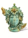 Testa di Donna Luna - in Ceramica di Santo Stefano di Camastra