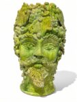 Testa di Moro Autunno- in Ceramica di Santo Stefano di Camastra