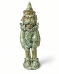Schiaccianoci Verde H 30 - in Ceramica di Santo Stefano di Camastra
