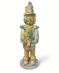 Schiaccianoci con Tamburo - in Ceramica di Santo Stefano di Camastra