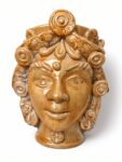 Testa di Moro Donna A - in Ceramica di Santo Stefano di Camastra