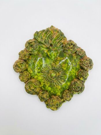 Cuore Ex Voto H15 - In Ceramica di Santo Stefano di Camastra